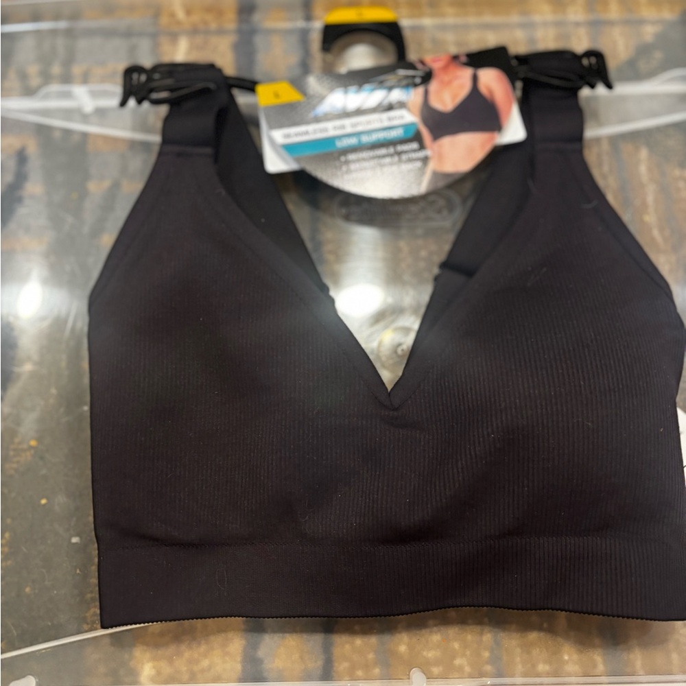 Black Women's Sports Bra
